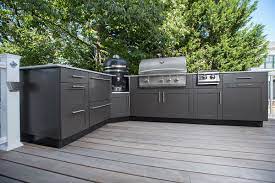 outdoor kitchen cabinet materials the