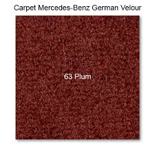 carpet german velour 63 plum 60 wide
