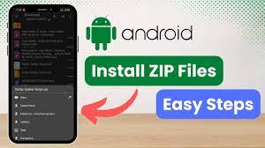 to install zip files on android phone
