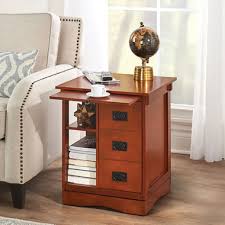 You are sure to find almost every variety of end table you can imagine. The Rotating End Table Hammacher Schlemmer