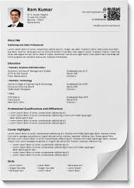 Free Corporate Resume Formats In Pdf