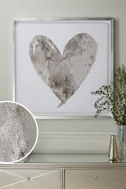 Buy Silver Extra Large Heart Framed