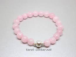 rose quartz crystal beaded bracelet