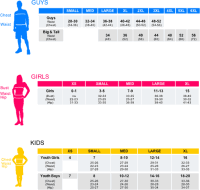 Underarmour Size Chart