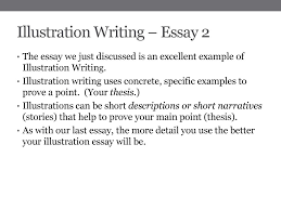 introducing essay illustration writing ppt 