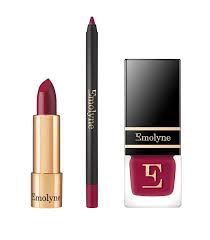 emolyne cosmetics matching lipstick