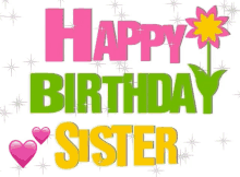 Printable happy birthday card download, birthday card download, floral birthday greeting card. Happy Birthday Sister Gifs Tenor
