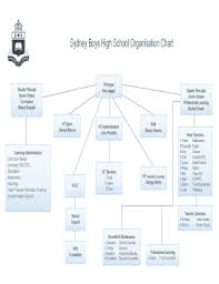 Fillable Online Sydney Boys High School Organisation Chart