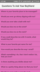 Asking your boyfriend these questions will not only start a fun conversation but also help you get to know him better. Questions To Ask Your Boyfriend 1 0 Download Android Apk Aptoide