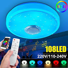 Ceiling Light With Bluetooth Speaker