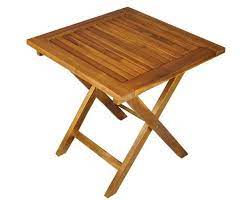wooden garden table folding table side
