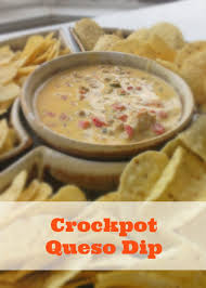 easy superbowl crockpot queso dip recipe