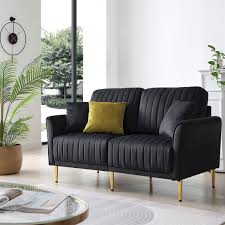 velvet sofa couch futon sofa accent