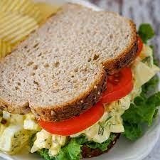 Egg Salad With Lettuce And Tomato gambar png