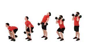 crossfit the dumbbell power clean