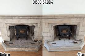 professional fireplace cleaning and
