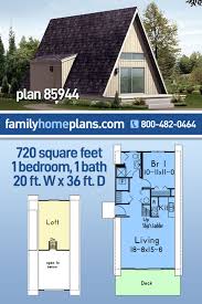 Small A Frame House Plan With Loft