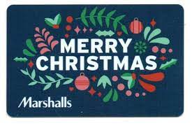 marshalls merry christmas gift card no
