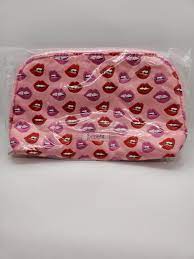 benefit wow lips makeup bag travel case