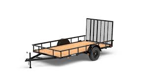 10 ft treated lumber utility trailer