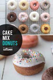 mini cake mix donuts baked not fried