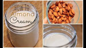 how to make almond cream healthy