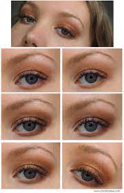 smokey bronze halo eye makeup tutorial