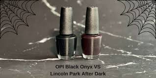 opi black onyx vs lincoln park after