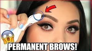 diy permanent brows the wunder brow
