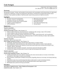 Resume For College Professor Position Teaching Sample Computer