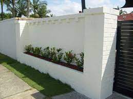 Concrete Wall Fence Design Superior