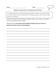  argumentative bullying writing prompts essay thatsnotus 003 argumentative bullying writing prompts essay rare persuasive topics 6th grade for middle school pdf 7th