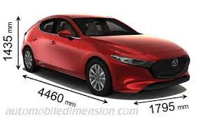 mazda 3 dimensions boot e and