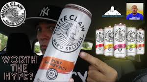 white claw hard seltzer made pure