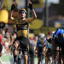 Georges & sarah ‍ cyclist @jumbovisma_road & @redbullbe athlete godfather @towalkagain 'stilstaan is. Wout Van Aert Wins Explosive Tour Stage As Yates Holds On To Yellow Jersey Tour De France 2020 The Guardian