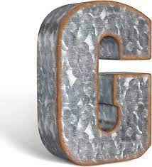 Galvanized Metal Letters For Wall Decor