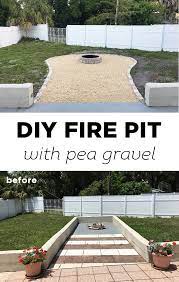 how to build a backyard gravel fire pit