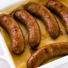 how to cook sausages in the oven