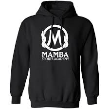 Black mamba sports academy logo hoodie lakers lake show screenprinted sweatshirt. Mamba Sports Academy