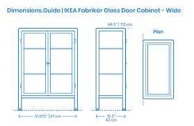 Ikea Fabrikör Glass Door Cabinet Wide