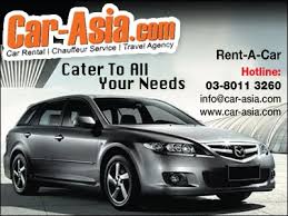 Kasina rent a car is the car rental company with highest customers' rank in klang with a rating average score of 8.6/10, based on 250+ customer reviews. Car Asia Travel Sdn Bhd Yellowpages Malaysia