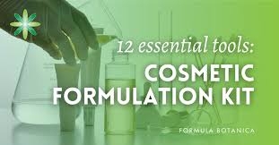 cosmetic formulation kit 12 tools to