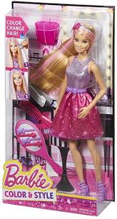 Of course, our old barbie from mattel today has undergone a huge transformation from the simple. Amazon Com Barbie Hair Color And Style Doll Toys Games