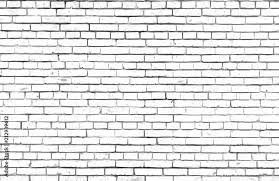 White Old Brick Wall Texture Background