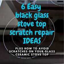 Black Glass Stove Top Scratch Repair