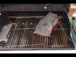 beef brisket smoked on weber genesis ii