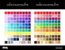 Palette de couleurs chaudes Banque de photographies et d'images à haute  résolution - Alamy
