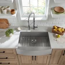 single bowl farmhouse kitchen sink