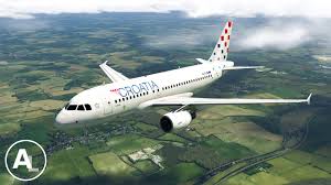 The aircraft are configured with 144 standard seats arranged in business class and economy class seating. Croatia Airlines A319 Toliss New Livery Aircraft Skins Liveries X Plane Org Forum