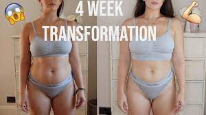 my 4 week weight loss transformation